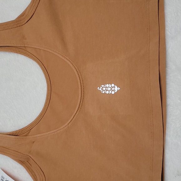 FP Movement Hot Shot Cami Crop Tank Top in Toasted Coconut XS - Picture 8 of 17